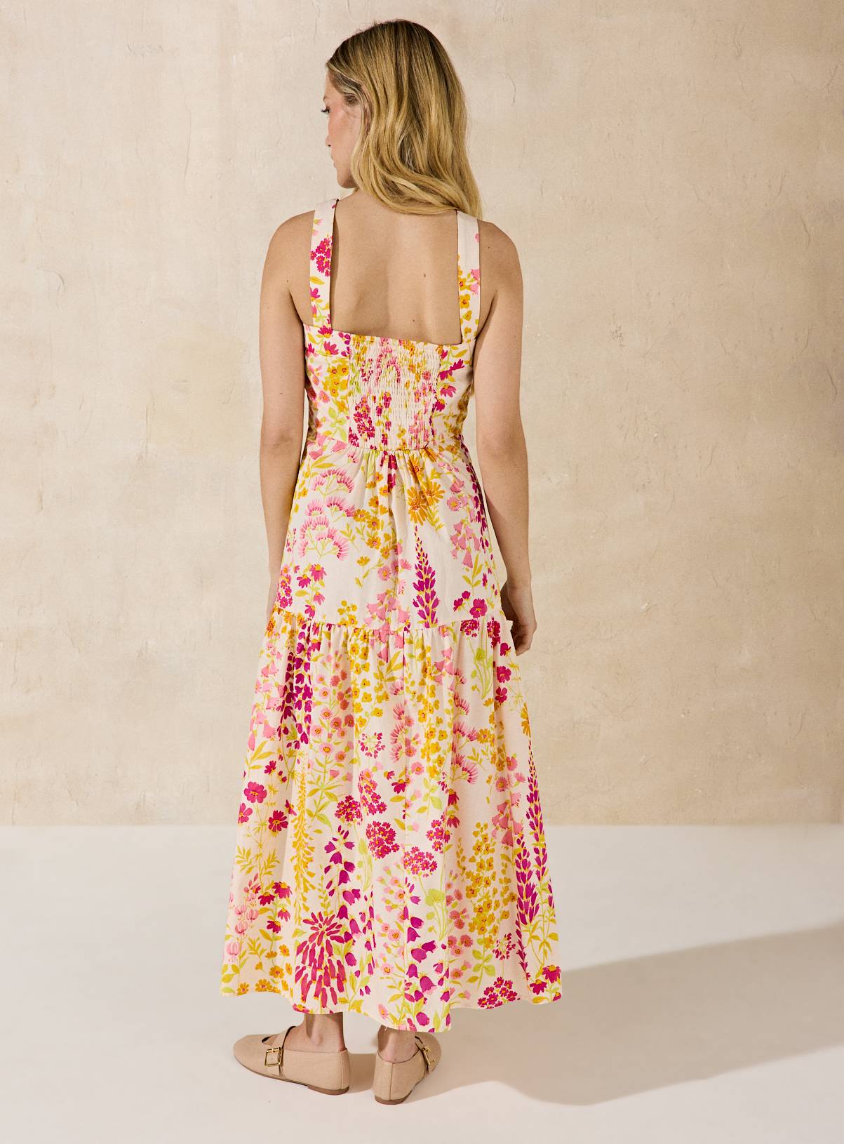 EVERBELLE Floral Dropped Waist Summer Maxi Dress 16 - Image 4